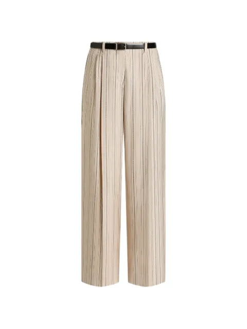 Dolce & Gabbana regimental pinstripe trousers Neutrals FTDMITFR8AC