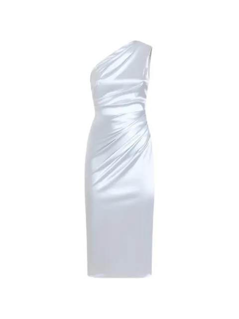 Dolce & Gabbana one-shoulder midi dress Grey F617RTFURAD