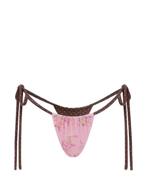 FAE SWIM Birdie reversible bikini bottoms Pink 12630