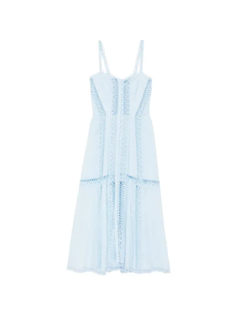Charo Ruiz Ibiza Dafelle lace trim dress Blue 261620
