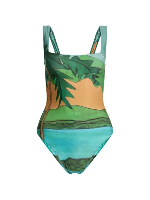 Donde Esteban Magdalena swimsuit Green SS26SWI405