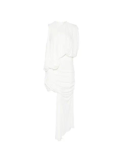 Christopher Esber Cumulus tucked mini dress White 26013780