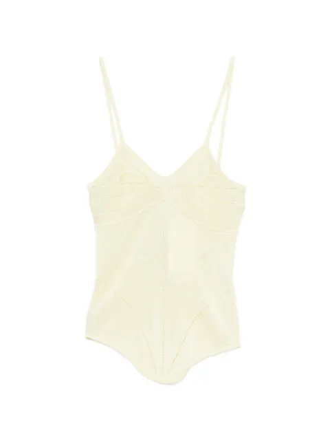 Paris Georgia Amelia stitched tank top Yellow AMEST001SBT