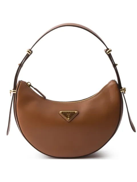 Prada mini Arqué shoulder bag Brown 1BC194VTOMASK