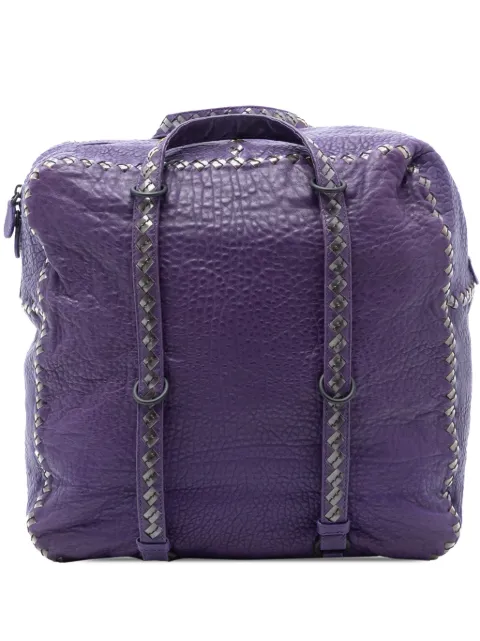Bottega Veneta Pre-Owned 2012-2025 Intrecciato Trimmed Leather handbag Purple S1TZPQ9VJWPDFIFF