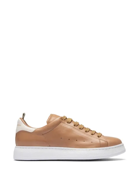Officine Creative Mower 100 leather sneakers Brown OCDXLMO100CAMP6WA11