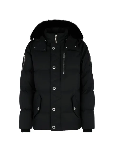 Moose Knuckles Original 3Q hooded jacket Black M35MJ128S305