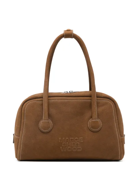 Marge Sherwood embossed-logo tote bag Brown SOFTTOTE