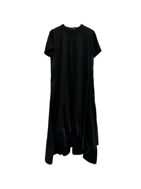 sacai asymmetric T-shirt dress Black 2608324