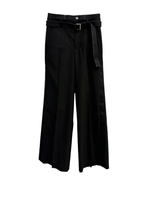 sacai belted jeans Black 2608289
