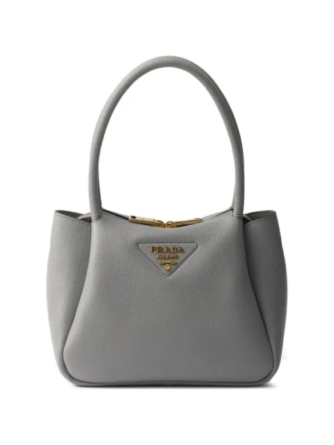 Prada Liaison small leather handbag Grey 1BC145VSNM2DKV