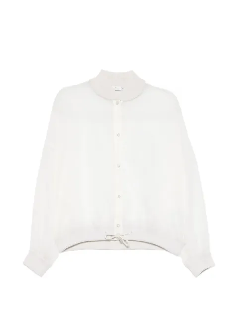 PANICALE sheer jacket White D381404BO