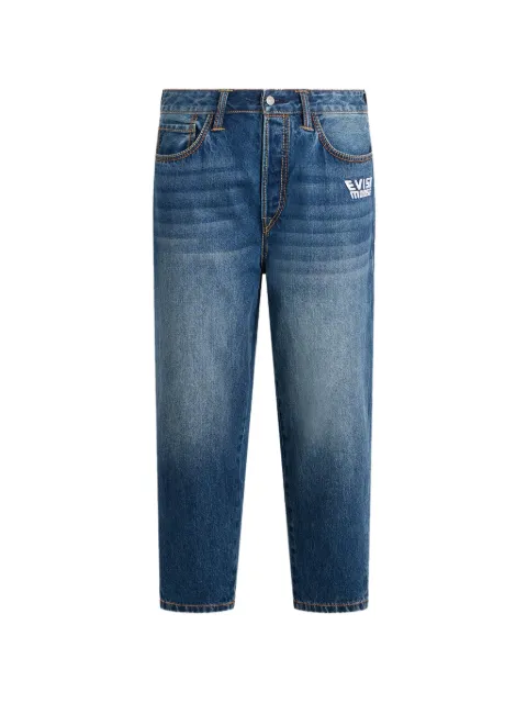 Moose Knuckles x Evisu graphic tapered jeans Blue M35MR788EV1848