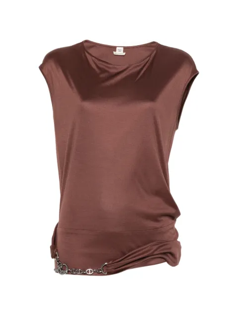 Hermès Pre-Owned 2000s chain blouse Brown HE600AFY