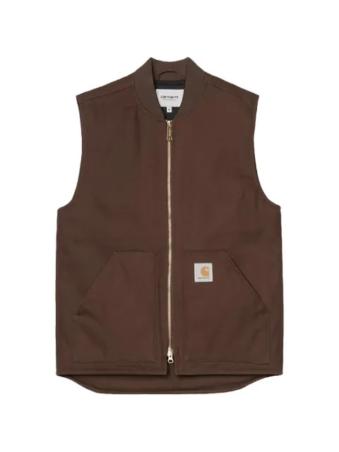 Carhartt WIP zip classic vest Brown I035695