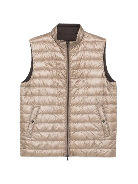 Herno zip-up reversible gilet Neutrals PI001320U12020Z2689