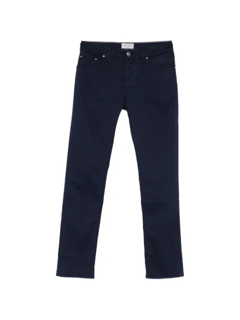 Jacob Cohën logo-button straight-leg jeans Blue JUMQE004054S3756TRY73