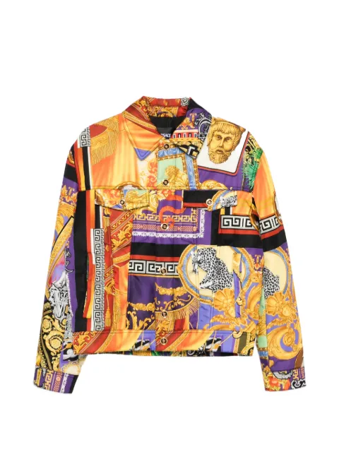 Versace printed light padded jacket Orange 10222401A16423