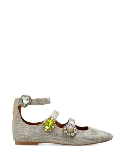 Kurt Geiger London gladiator embellished strappy pumps Neutrals ORNATEGLADIATORBALLET