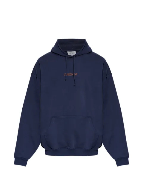 VETEMENTS lettering hoodie Blue ME76HD213N