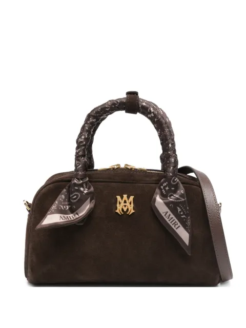 AMIRI logo-plaque scarf-handle tote bag Brown AWHABA1029
