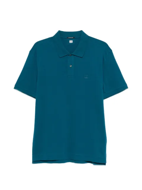 C.P. Company buttoned polo shirt Blue 20CLPL022A005263W849
