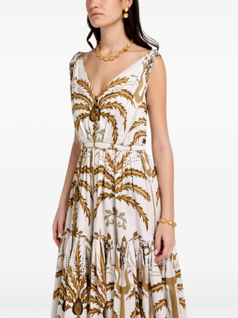 VASILIKI Greta sleeveless maxi dress Neutrals FW25VAS306