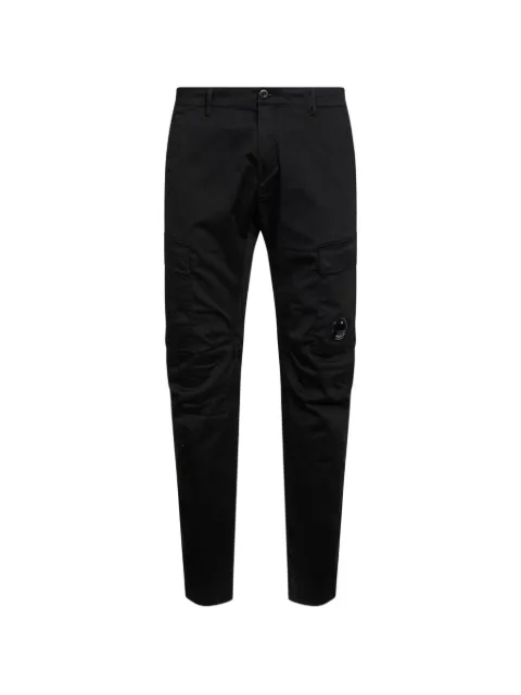 C.P. Company stretch sateen regular cargo pants Black 20CMPA134A005694G999