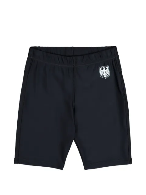 VETEMENTS eagle-print shorts Black WH76CS350B
