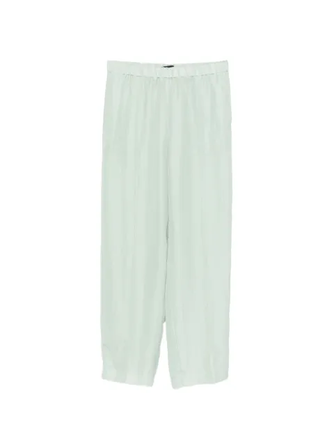Fabiana Filippi elasticated straight trousers Green PAD266F322L785