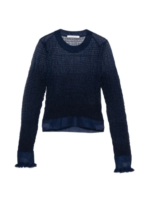 Cecilie Bahnsen ruffled top Blue 425KNI50003CBCORALITOP