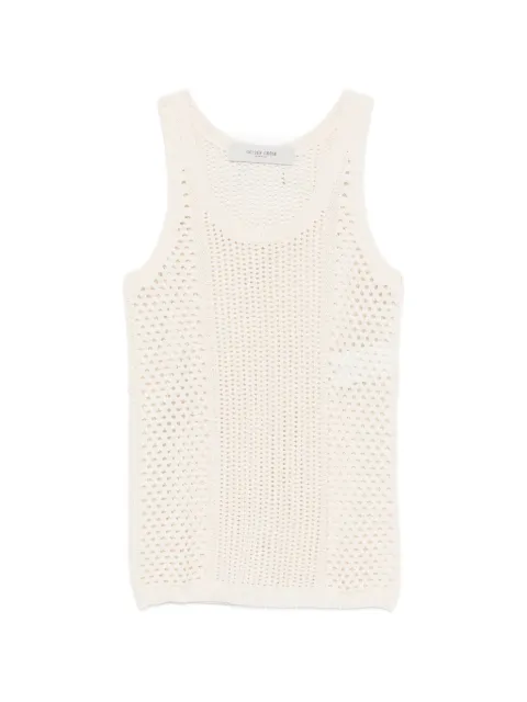 Golden Goose open-knit vest Neutrals GWP02602P002404