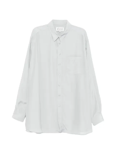 Maison Margiela long-sleeved shirt Blue S51DT0025M35112