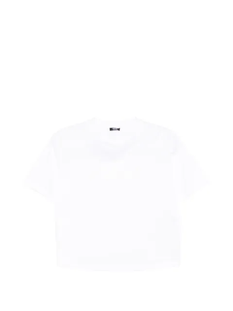 Versace Printed Cotton-Jersey T-Shirt White 10231881A17209