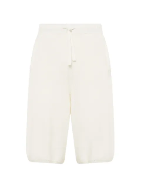 Laneus knitted drawstring shorts Neutrals S6LAMAKS024005