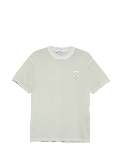 Stone Island 2100026 organic cotton jersey 'fissato' effect T-shirt Green L1S152100026S0057