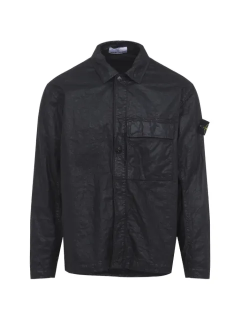Stone Island flap-pocket shirt Black L1S151200003S0069