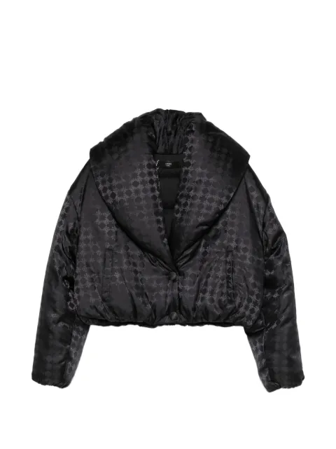 AMIRI Ma Quad shawl down jacket Black AWOUDO1001