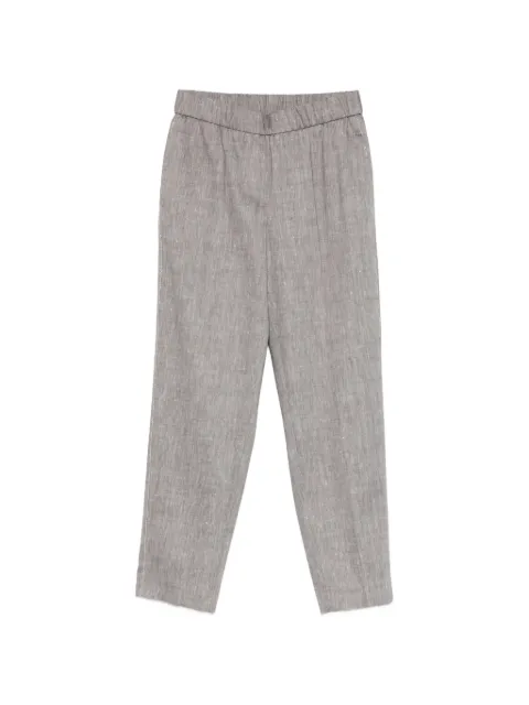 Peserico elasticated trousers Grey A0457205814151