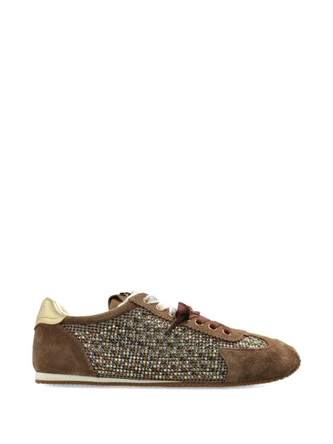 Kurt Geiger London Islington lace-up fastening sneakers Brown ISLINGTONSNEAKER