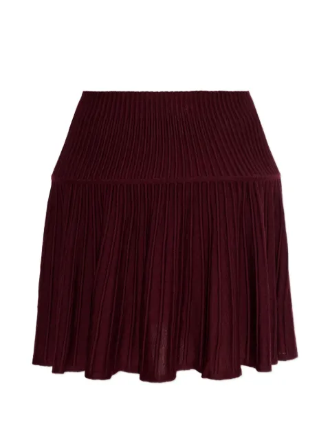 Alaïa burgundy mini skirt Red AA9J2462K137C
