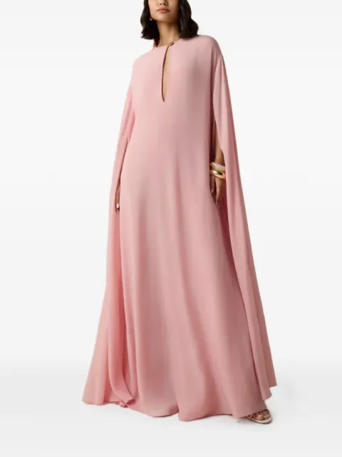 Hemant And Nandita Giva cutout-detail maxi dress Pink HNGIVA6169