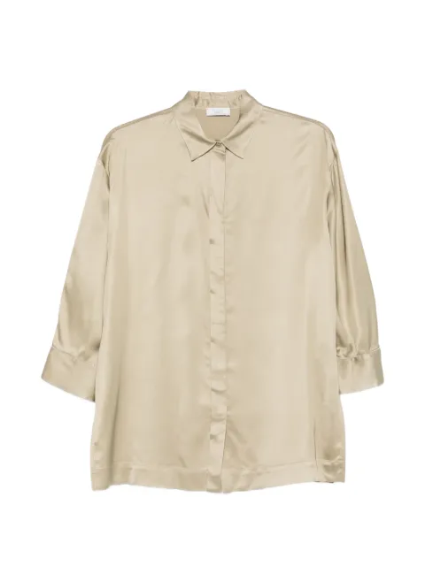 Peserico buttoned-cuff top Neutrals A0640106638136