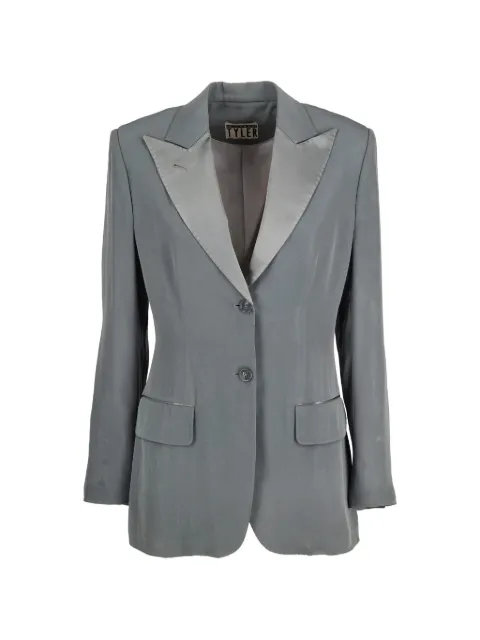 Richard Tyler peak-lapels blazer Grey W251111609