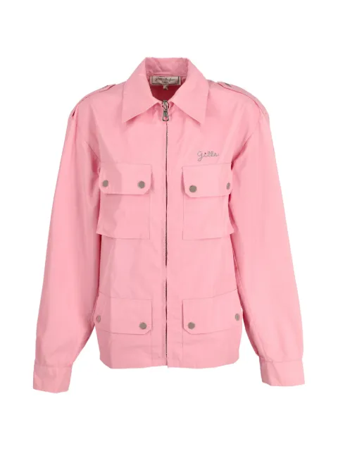 Gilles Dufour Dufour front-zip jacket Pink W251111823
