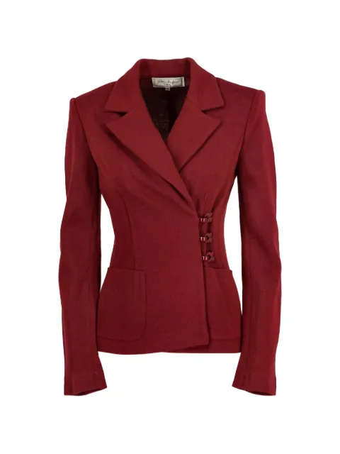 Gilles Dufour tailored wool jacket Red W251111807