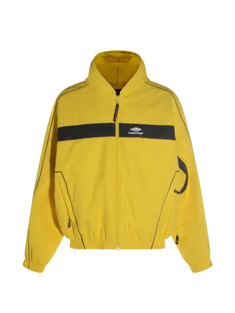 Balenciaga logo-detail lightweight jacket Yellow 857736TPO41