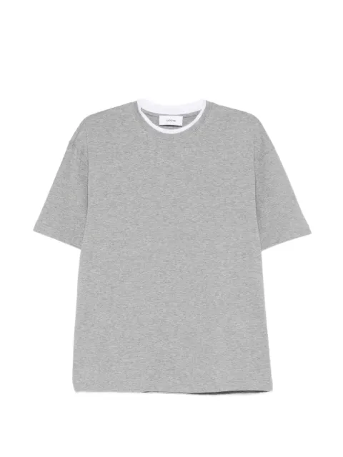 Lardini contrasting-trim T-shirt Grey PALTMC89PA66053910BC