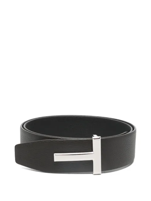 TOM FORD logo-buckle belt Brown TB178LCL236S