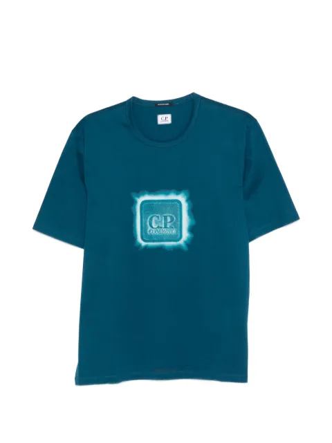 C.P. Company logo T-shirt Blue 20CLTS054A006370W849